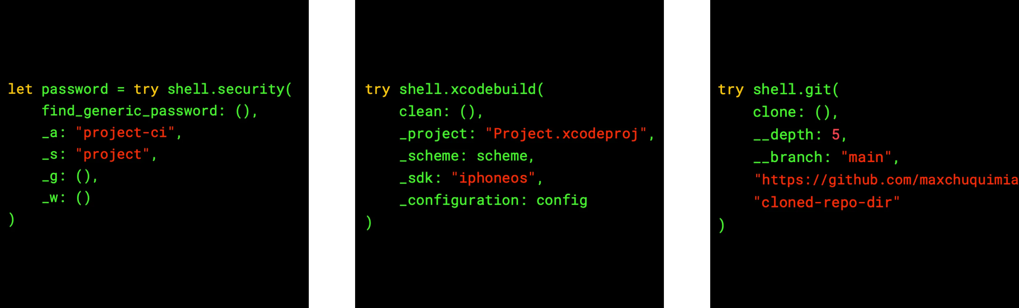 Calling Shell commands from Swift